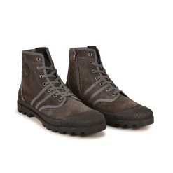 Pataugas AUTHENTIQUE M/ZIPS H4H GRIS/NOIR -Chaussures Homme Femme Soldes Magasin 628190 BOOTS HOMME OG M ZIPS H4H GRIS 4WEB