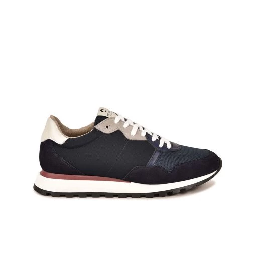 Pataugas ASTATE/MIX H4H MARINE -Chaussures Homme Femme Soldes Magasin 628212 BASKET HOMME ASTATE H4H MIX MARINE 1