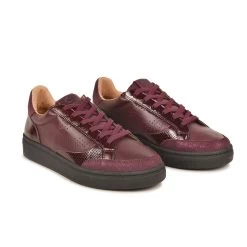 Pataugas BASALT/SV F4H BORDEAUX 9 Pataugas BASALT/SV F4H BORDEAUX -Chaussures Homme Femme Soldes Magasin 628220 BASKET FEMME BASALT SV F4H BORDEAUX 4