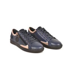 Pataugas JESTER/MIX F4H MARINE/ROSE -Chaussures Homme Femme Soldes Magasin 628254 BASKET FEMME JESTER MIX F4H MARINE ROSE 4