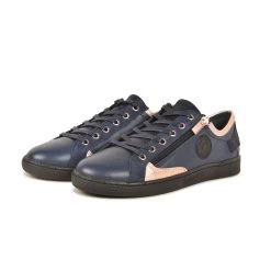 Pataugas JESTER/MIX F4H MARINE/ROSE -Chaussures Homme Femme Soldes Magasin 628254 BASKET FEMME JESTER MIX F4H MARINE ROSE 5