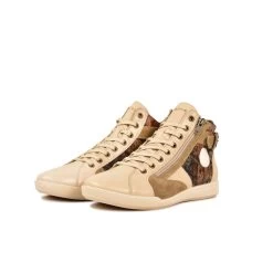 Pataugas PALME/CRI F4H BEIGE 10 Pataugas PALME/CRI F4H BEIGE -Chaussures Homme Femme Soldes Magasin 628269 150 BASKET HAUTE FEMME PALME CRI F4H BEIGE 5