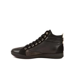 Pataugas PALME/MIX F4H NOIR/DORÉ -Chaussures Homme Femme Soldes Magasin 628270 946 BASKET FEMME PALME MIX F4H NOIR DORE 3