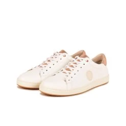 Pataugas ASTER F4G BLANC/ROSE -Chaussures Homme Femme Soldes Magasin BASKET FEMME ASTER F4G BLANC ROSE 627993 939 5