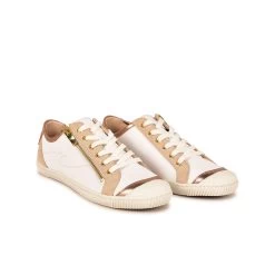 Pataugas BAHIA/SME F2H BLANC/BEIGE 9 Pataugas BAHIA/SME F2H BLANC/BEIGE -Chaussures Homme Femme Soldes Magasin BASKET FEMME BAHIA SME F2H BLANC BEIGE 628048 912 4