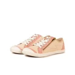 Pataugas BAHIA/SME F2H NUDE/DORE 10 Pataugas BAHIA/SME F2H NUDE/DORE -Chaussures Homme Femme Soldes Magasin BASKET FEMME BAHIA SME F2H NUDE DORE 628048 948 5