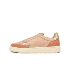 Pataugas BASALTE/SNME F2H BEIGE ROSÉ/DORÉ 9 Pataugas BASALTE/SNME F2H BEIGE ROSÉ/DORÉ -Chaussures Homme Femme Soldes Magasin BASKET FEMME BASALT F2H NUDE DORE 3
