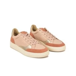 Pataugas BASALTE/SNME F2H BEIGE ROSÉ/DORÉ 10 Pataugas BASALTE/SNME F2H BEIGE ROSÉ/DORÉ -Chaussures Homme Femme Soldes Magasin BASKET FEMME BASALT F2H NUDE DORE 4