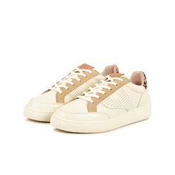 Pataugas BASALTE/MIXL F4I CRÈME -Chaussures Homme Femme Soldes Magasin BASKET FEMME BASALT MIXL F4I CREME 628475 155 5