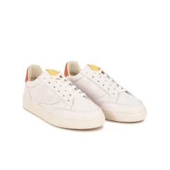 Pataugas BASALT/N F2H BLANC/CORAIL 10 Pataugas BASALT/N F2H BLANC/CORAIL -Chaussures Homme Femme Soldes Magasin BASKET FEMME BASALT N F2I BLANC CORAIL 628053 936 4