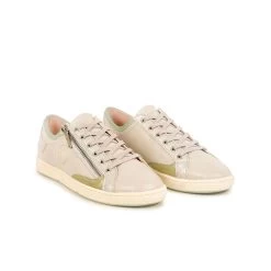 Pataugas JESTER/MIX F2H GRIS PERLE -Chaussures Homme Femme Soldes Magasin BASKET FEMME JESTER MIX F2H GRIS PERLE 628069 657 4