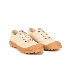 Pataugas AUTHENTIQUE L/T F2H IVOIRE -Chaussures Homme Femme Soldes Magasin BASKET FEMME OG L T F2H IVOIRE 4
