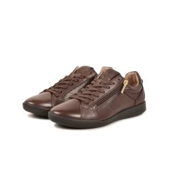 Pataugas PALME L/GL F4I CHOCOLAT -Chaussures Homme Femme Soldes Magasin BASKET FEMME PALME L GL F4I CHOCO 628456 803 4