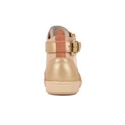 Pataugas PALME/MIX F2H BEIGE ROSÉ/DORÉ -Chaussures Homme Femme Soldes Magasin BASKET FEMME PALME MIX F2H NUDE DORE 7