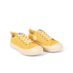 Pataugas ETCHEL/TIRI F2H OCRE/DORÉ -Chaussures Homme Femme Soldes Magasin BASKET FEMME ETCHE LTIRIOCREDORE 1 4