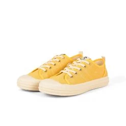 Pataugas ETCHEL/TIRI F2H OCRE/DORÉ -Chaussures Homme Femme Soldes Magasin BASKET FEMME ETCHE LTIRIOCREDORE 1 5
