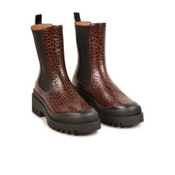 Pataugas AINOA CH/GR F4I CARAMEL -Chaussures Homme Femme Soldes Magasin BOOTS FEMME AINOA CH GR F4I CARAMEL 628454 753 4