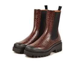 Pataugas AINOA CH/GR F4I CARAMEL -Chaussures Homme Femme Soldes Magasin BOOTS FEMME AINOA CH GR F4I CARAMEL 628454 753 5