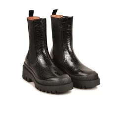 Pataugas AINOA CH/GR F4I NOIR -Chaussures Homme Femme Soldes Magasin BOOTS FEMME AINOA CH GR F4I NOIR 628454 850 4