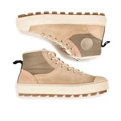 Pataugas ARAN M/MIXS F4H ROSE/BEIGE -Chaussures Homme Femme Soldes Magasin BOOTS FEMME ARAN M MIXS F4H ROSE BEIGE web6
