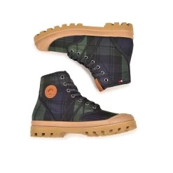 Pataugas AUTHENTIQUE X LE MONT SAINT MICHEL F4G Tartan Marine 9 Pataugas AUTHENTIQUE X LE MONT SAINT MICHEL F4G Tartan Marine -Chaussures Homme Femme Soldes Magasin BOOTS FEMME AUTHENTIQUE MSM 6