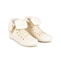Pataugas AYZA F4G BLANC -Chaussures Homme Femme Soldes Magasin BOOTS FEMME AYZA F4G OFF WHITE 4