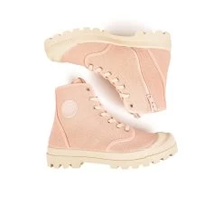 Pataugas AUTHENTIQUE M/ZIPTI F2I ROSE -Chaussures Homme Femme Soldes Magasin BOOTS FEMME OG MID ZIP ROSE PALE 628347 300 6