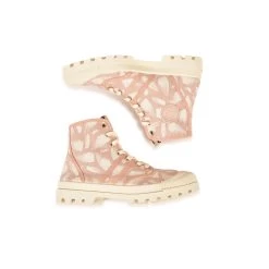 Pataugas AUTHENTIQUE WALKIE TALKIE GR F2H ROSE -Chaussures Homme Femme Soldes Magasin BOOTS FEMME OG GR F2H POUDRE 6