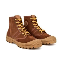 Pataugas AUTHENTIQUE/S F4G CARAMEL -Chaussures Homme Femme Soldes Magasin BOOTS FEMME ORIGINALE S F4G CARAMEL 4