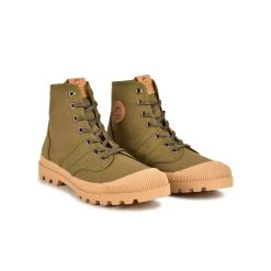 Pataugas AUTHENTIQUE/T F4G VERT MILITAIRE -Chaussures Homme Femme Soldes Magasin BOOTS FEMME ORIGINALE T F4G VERT MILITAIRE 4