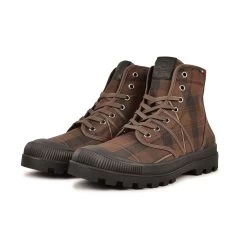 Pataugas AUTHENTIQUE MADE IN FRANCE F4G Tartan Marron -Chaussures Homme Femme Soldes Magasin BOOTS HOMME AUTHENTIQUE W H4G TARTAN MARRON 5