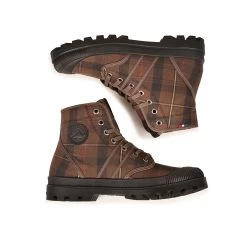 Pataugas AUTHENTIQUE MADE IN FRANCE F4G Tartan Marron -Chaussures Homme Femme Soldes Magasin BOOTS HOMME AUTHENTIQUE W H4G TARTAN MARRON 6