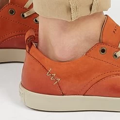 Pataugas CARL/NU H2H ORANGE -Chaussures Homme Femme Soldes Magasin CARLNUH2HORANGE2