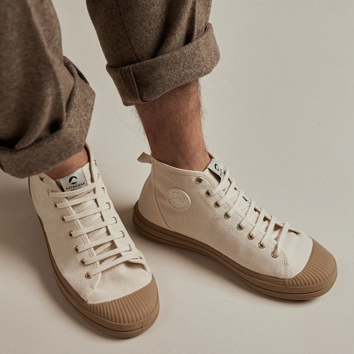 Pataugas ETCHE M/TWK H2H ECRU/GUM 3 Pataugas ETCHE M/TWK H2H ECRU/GUM – Image 3