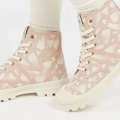 Pataugas AUTHENTIQUE WALKIE TALKIE GR F2H ROSE -Chaussures Homme Femme Soldes Magasin OGGRF2HPOUDRE2