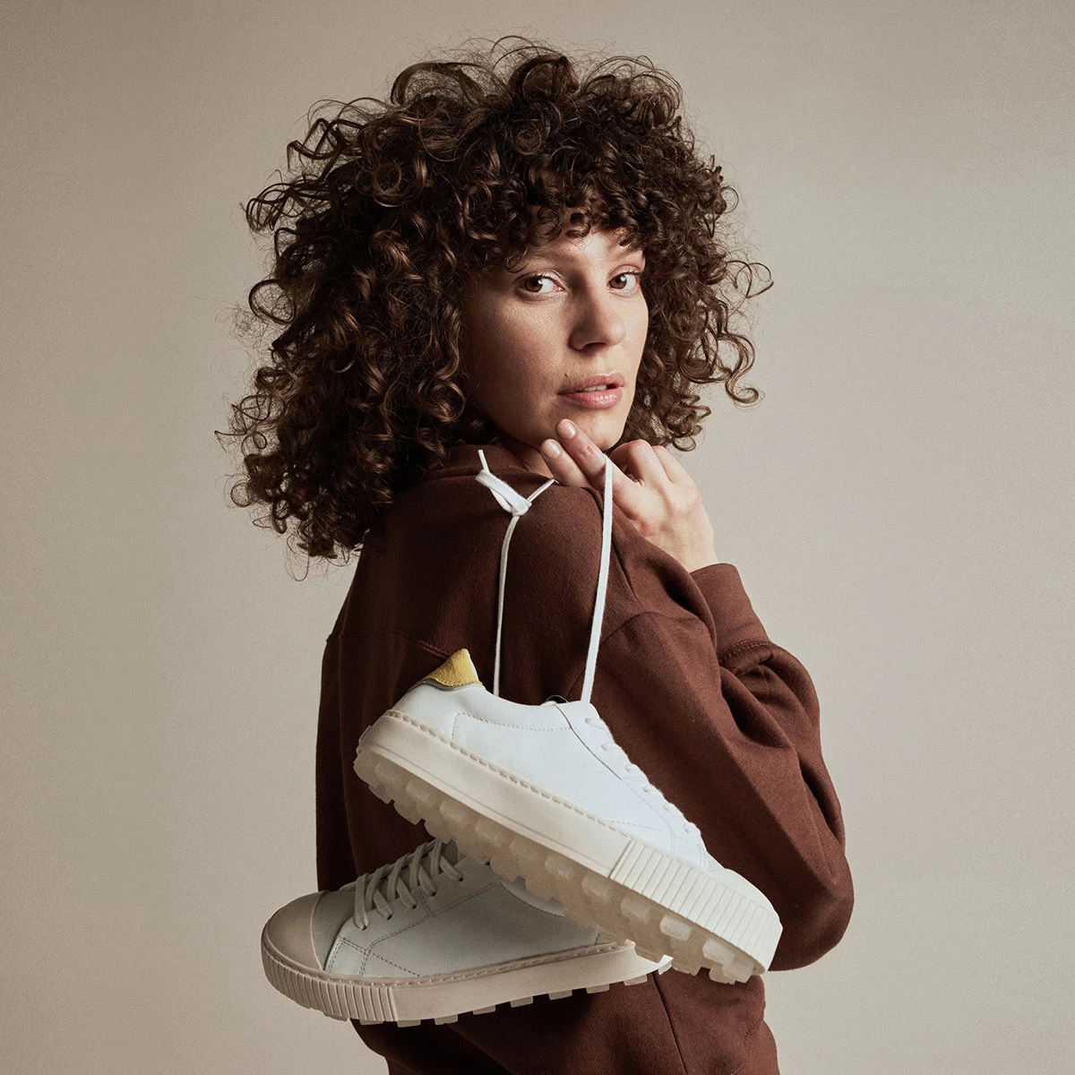 Pataugas ARAN/MIX F2H BLANC/JAUNE 2 Pataugas ARAN/MIX F2H BLANC/JAUNE – Image 2